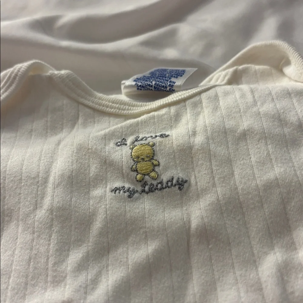 Child of mine Cream Baby One Piece newborn